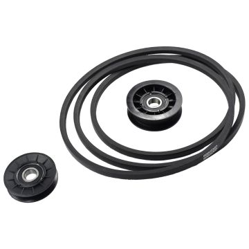 GX20006 Drive Belt and Idler Pulley Kit GX20286 GX20287  John Deere Mower D140 D130 D100 LA175 LA140 LA135 L130 L111 L2048 102 105 155C
