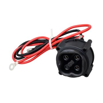 JW2-H6181-01-00 48V MAC DC Charger Plug Powerwise Receptacle Yamaha Electric G29 2008-2010 Golf Cart 2008-2010