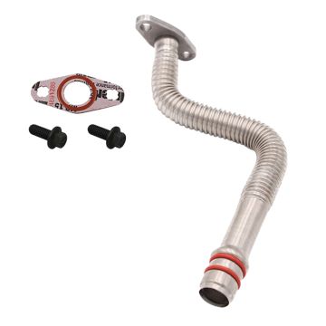Turbocharger Oil Return Drain Line Tube 904-350 68005450AA Dodge 2007-2018 Ram 2500 3500 4500 6.7L Diesel 