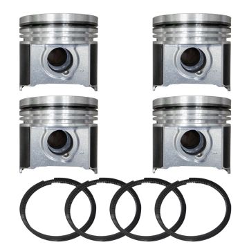 4Set Piston and Piston Ring 1G924-2105-2 1G924-2111 1G924-2111-2 Kubota Engine Z482 Z602 D722 D782 D850 D905 D950 D1005 D1105 D1402 D1403 V1205 V1505 V2203 V2203M V2403 V3300 V3800