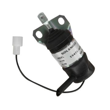 Fuel Shutoff Solenoid 15471-60010 052600-1000 052600-100 Kubota KJ-S150V--USA KJ-T210V-USA B1250HSD B1250HSE B1550D B1550E B1550HST-D B1550HST-E B1750D B1750E B1750HST-D B1750HST-E KH-151 KH-191KJ-S130D-USA KJ-S130DX-USA KJ-T210VX-USA KJ-T270F-SW-USA KJ-T