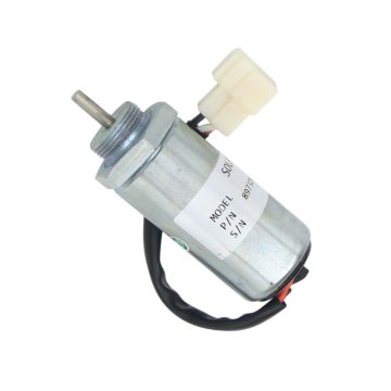 12V Fuel Shutoff Solenoid MV1-81 Hitachi Excavator EG30 EX27U Isuzu Engine 3LD1 3LD2 4LE1 3LB1 4LB1 IHI Excavator 16N 35N 30J 32J 35J John Deere Excavator 27C 27ZTS 35C 35ZTS 50C Doosan Crawler Excavator Solar 030 035 030 PLUS Sumitomo Digger SH55