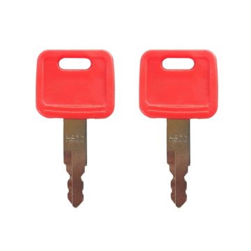 Ignition Key 4286465 2PCS for New Holland for Fiat for Case for Hitachi for John Deere