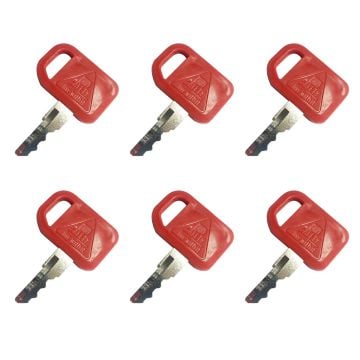 Ignition Key ELI80-0138 6PCS for Hitachi for John Deere for Fiat for Case for New Holland