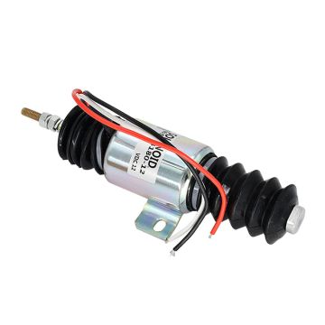 Fuel Cut Off Solenoid 42035448 12V 3 Wires for Mustang for Gehl for John Deere for Woodward