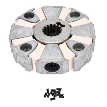 Hydraulic Pump Coupling Assy 4191663 Compatible with Hitachi Excavators EX300 EX300-2 EX300-3 EX300-3C EX300-5 EX300-5HHE EX300LC-5M Compatible with John Deere Excavator 330LC 330LCR 370 892DLC 892ELC 370C 892 Logger 3554