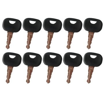 Ignition Keys 202 10Pcs Volvo Wheel Loader John Deere Heavy Equipment