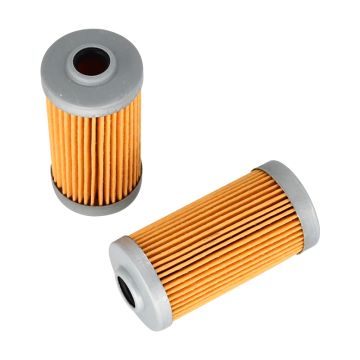 Disenparts Fuel Filter Element 2PCS CH15553 for John Deere Compact Utility Tractors 650 670 750 770 2210 4010 4100 4110 4115 Lawn and Garden Tractors 415 425 445 455 Front Mowers 1435