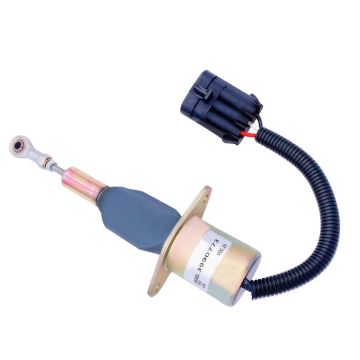 24V Fuel Shut Down Solenoid 3990773 Cummins Diesel Engine 6C 6CT 8.3L Hyundai Excavator 335LC-7