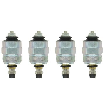 Diesel Fuel Shutdown Solenoid Valve 146650-0820 146650-1320 0330001016 0330001047 3337213003 096030-0080 096030-0170 24V 4Pcs Cummins Engine 5.9L 1988-1993 Zexel With EPVE VE Pump