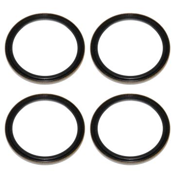 Lower Tilt Cylinder Pivot Pin Seal 225855 4Pcs Bobcat Skid Steer Loader 444M 500 553 600 610 611 630 631 632 641 642 643 645 653 730 731 732 741 742 743 751 753 763 773 843 853 863 864 873 883 1600 2000 2400 2410 7753 A220 A300 S130 S150 S160 S175 S185 S2