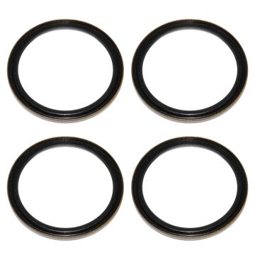 Lower Tilt Cylinder Pivot Pin Seal 225855 4Pcs Bobcat Skid Steer Loader 444M 500 553 600 610 611 630 631 632 641 642 643 645 653 730 731 732 741 742 743 751 753 763 773 843 853 863 864 873 883 1600 2000 2400 2410 7753 A220 A300 S130 S150 S160 S175 S185 S2