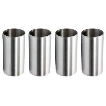 Liner Sleeve Set 4Pcs Kubota Engine V1902 for Bobcat Skid Steer Loader 231 for New Holland Excavator L553 555