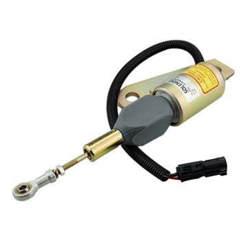 Fuel Shutoff Solenoid 3991625 3991624 5267132 3358076 SA-4959-24 Cummins Engine 6BT C and B 5.9L 8.3L Caterpillar Excavator E70B Hyundai Excavator R225-7 R220-5 335-7 R210LC-7