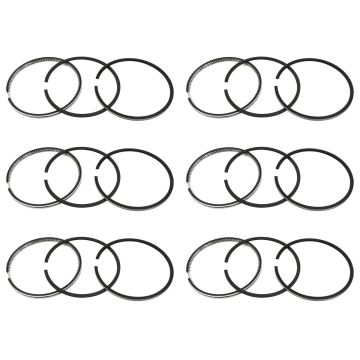 6 Pcs Piston Ring Set Isuzu Engine 6BG1 