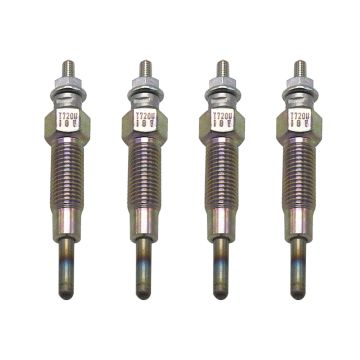 4PCS 72MM Glow Plug 8971065494 ​Isuzu Engine 3LB1 3LD1 4LB1 4LE1 Hitachi Minidigger EX29 EX30 EX32 EX35 EX36 Denyo Generator SDG12 SDG15 TLW-450 Daewoo Excavator DH35 IHI Excavator 35NX Hanix Excavator wheel loader