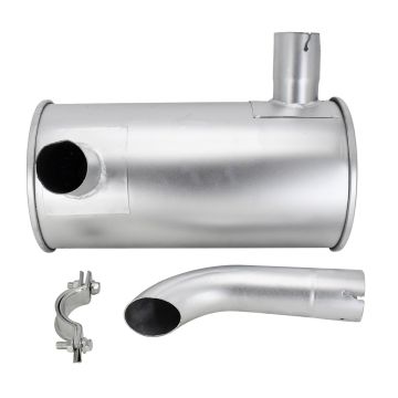 Muffler 6208-11-5210 6208115210 Komatsu Excavator PC130-7 PC130-7K PC128US-2-AC PC128US-2-AT PC128US-2-A PC138US-2-A PC138US-2-AC PC138US-2-AT PC138USLC-2 PC138US-2E PC138US-2 Engine SAA4D95-3