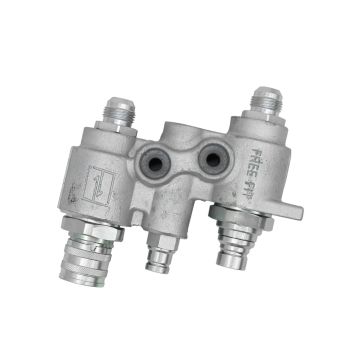 Hydraulic Coupler 4BD4FH 47396759 Bobcat Skid Steer Loader Case Skid Steer Loader R130 SR150 SR160 SR175 SR200 SR210 SR220 SR240 SR250 SR270 SV185 SV250 SV280 TR270 TR310 TR320 TR340 TV380 New Holland Skid Steer Loader L225 L221 L228 L223 L230