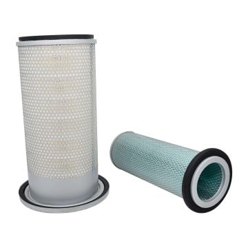 Air Filter Set 600-181-6540 Komatsu Excavator PC100L-6 PC120SC-6 PC128US-1 PC128UU-1 Bulldozer D31A-20 D31AM-20 D31E-20 D31P-20 D31P-20A D31P-20T Engine S4D102E-1AE S4D102E-1D S4D102E-1E Wheel loader WA100-3A WA100-3-H WA120-3L WA120-3MC