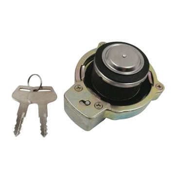 Hydraulic Oil Fuel Tank Cap With 2 Keys 17A-60-11310 17A6011310 Komatsu Excavator PC200-8 PC200LC-8 PC220-8 PC220LC-8 PC300-8 PC300LC-8 PC350-8 PC350LC-8 PC400-8 PC400LC-8 PC450-8 PC450LC-8 PC270-8 PC270LC-8 PC800-8