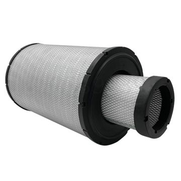 Air filter Element 600-185-4110 Komatsu Excavator HB205-1 HB205-1M0 HB215LC-1 HB215LC-1M0 PC200-7 PC200LC-7 PC200-8 PC200LC-8 PC200LL-8 PC210-8K PC210LC-8K Bulldozer D61E-12 D61EX-12 D61EX-12A-W D61EX-15 Mobile Crusher BR380JG-1