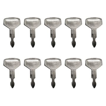 Ignition Key 10Pcs 211070170 2420Z1030D2 K250 2420WL2420 YN50501010P1 PM50S01001P1 Case Mini Excavator Kawasaki Excavator Loader Kobelco Excavator SK200-1 