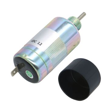 12V Fuel Stop Solenoid SBA185206083 Compatible With Case IH Tractor D25 D29 D33 D35 D40 D45 DX18E DX21 DX22E DX23 DX24 DX24E DX25 DX25E