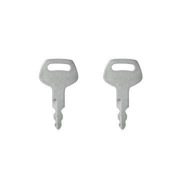2PCS Ignition Key  KHR20070 Compatible with Case Excavator CX350DLC CX460 CX470B CX470C CX490DLC CX490DRTC CX500DLC CX500DRTC CX700 CX700B CX750DRTC CX750DRTCME CX75CSR CX75SR