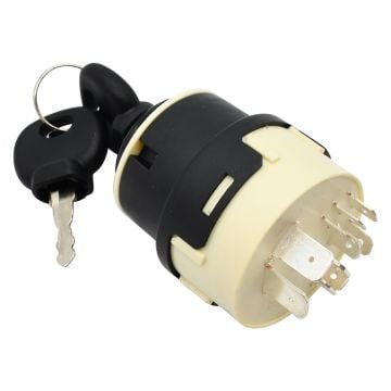 10 Pin Ignition Switch with Two Keys 1532371C2 For Case For JCB For New Holland