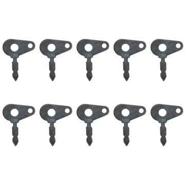 10 PCS Ignition Key T250 Case Tractor 770 780 880 885 990 995 996 1190 1194 1200 1210 1212 1290 1290 1390 1394 1410 1412 1490 1494 International Harvester Tractor 354 364 384 385 454 464 Massey Ferguson TO35 20 20D 20F 25 