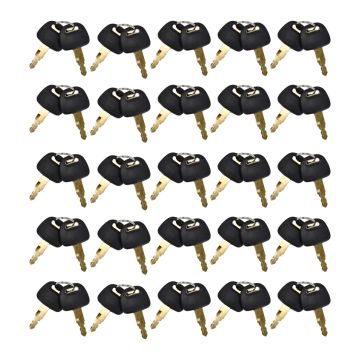 New Ignition key 50pcs Hitachi Excavator​ ZAX EX120 EX200 H800 EX60 EX70 