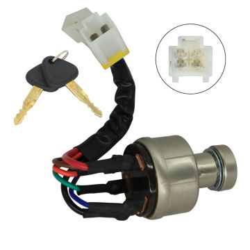 Ignition Switch with two Keys 14526158  VOE14526158 VOE14529152 14529152 Volvo excavator EC55 EC55B EC55D EC60D EC120D EC140 EC140B EC140C EC140D EC150 EC160B EC160C EC160D EC170D EC180B EC180C EC180D EC200B EC200D EC210 EC210B EC210C EC210D EC220D