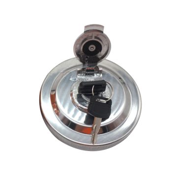 Fuel Tank Cap With 2 keys For Hitachi Excavator EX60-2 EX90 EX100 EX100W