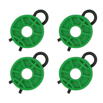 4 PCS Front Green Window Regulator Roller 4493433 For Volvo For Saab