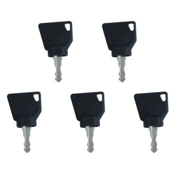 5 PCS Ignition Keys 701 For Bobcat For Bomag For Dynapac For Hamm For JCB For New Holland For Terex For Volvo For Vibromax