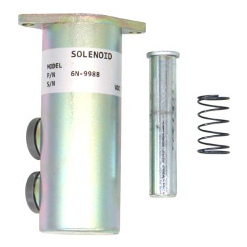 Stop Solenoid 6N-9988 6N9988 Caterpillar Compactor PR-1000 PR-1000C PS- 500 CB-614 CP-553 Engine 3208 