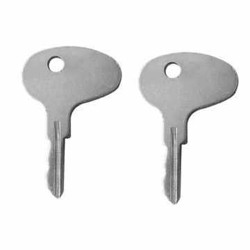 2 PCS Ignition Key 123243 For Caterpillar For Kumiai