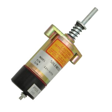 Fuel Shut-Off Solenoid 125-5773 8C-9986 1255773 SOL22103 Caterpillar Engine SR4 3204 3304 3304B 3306 3306B 3306C 3406C 3406B 3306B