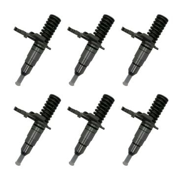 6 PCS Fuel Injector 1278218 for Caterpillar Challenger 35 45 Industrial Engine 3116 3126 Industrial Tractor TK371 TK381 Integrated Toolcarrier IT62G Wheel Feller Buncher 533 543 TK370 TK380 Wheel Harvester 570 580 Wheel Loader 950G Wheel Skidder 525B 