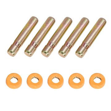 5PCS Bucket Tooth Pin and Retainer 8E6358 Caterpillar Crawler Loader 963B 963C 973 Excavator 215B 225 225B 227 325 325BL E300 E330L 330 L350 Wheel Loader 950B 950E 966D 966F 970F 980 980B Ripper D5 D6 D7 14G Engine 3046 3056E 3066 3116