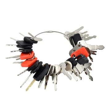 Key Blanks Set 104466 30PCS for Kubota for Case for John Deere for Bobcat for Hitachi for Caterpillar
