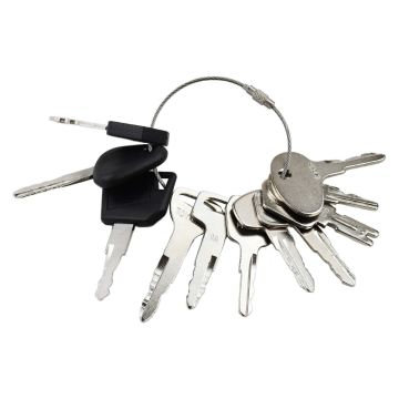 11Pcs Ignition Key 777 For Toyota For New Holland For Volvo For Clark For Samsung