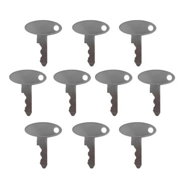 10 Pcs Key ELI80-0089 For Ford For Perkins For New Holland For Massey Ferguson