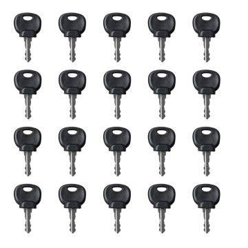 Ignition Keys 20Pcs for Gehl for Volvo for Caterpillar for JCB for New Holland for Terex for Bobcat 