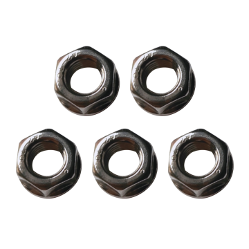 5Pcs 3818824 Engine Hexagon Flange Nut Stainless Steel Turbocharger Mounting Nut for Cummins