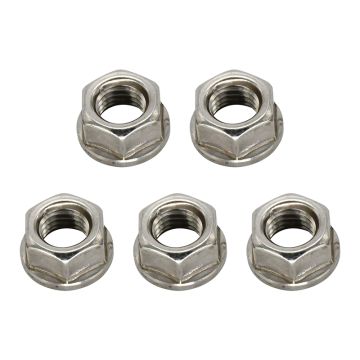 5Pcs Stainless Steel Turbocharger Mounting Nut 3818824 Cummins Engine 6BT 6BTAA 6B 6BT5.9 B5.9 6B5.9 QSB6.7