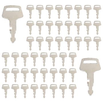 50PCS Ignition Keys 5080 IHI Mini Excavator Skid Steer Track Loader Marooka Excavator Heavy Equipment Kato Excavator