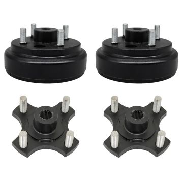 2 Set Heavy Duty Split Brake Drum/Hub 19186-G1 for EZGO