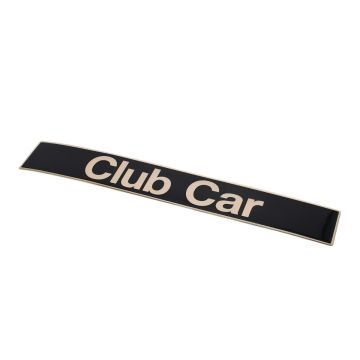 Metal Name Plate 103816601 2-1/2 Height for Club Car