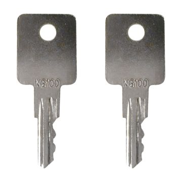 2Pcs Heavy Equipment Construction Ignition Key NG100 for EZGO